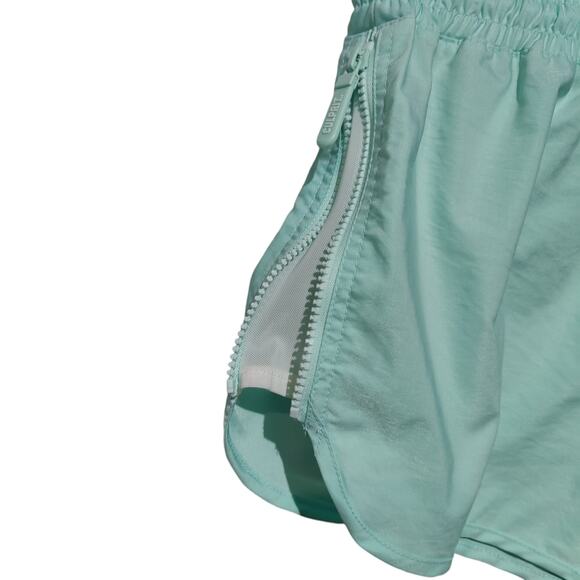 Culprit Women's Sz M BaeThing Swim Shorts Mint Julep Green Vented Side - Picture 5 of 6